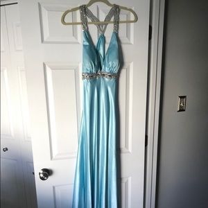Faviana couture Cinderella blue gown